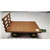 Image 1 : Die Cast/Plastic - JOHN DEER hay/bale wagon