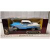 Image 1 : Die Cast Metal Deluxe Edition - 1956 Blue & White CHEVROLET BEL AIR - 1:18 Scale