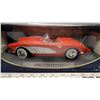 Image 2 : Die Cast Motor Max - 1958 Red (Chevrolet) CORVETTE Convertible - 1:18 Scale