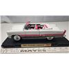 Image 1 : Die Cast - FAIRFIELD MINT - 1955 Black/Pink/White PACKARD Convertable - 1:18 Scale