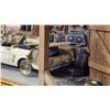 Image 4 : UNIQUE - 30 year old collector item: Wooden SHADOW BOX GARAGE featuring 1964 Mustang undergoing repa