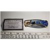 Image 1 : Never used AL AGNEW Collectable Pocket Knife with velvet pouch incuding Certificate of Authenticity