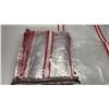 Image 1 : Package of 15 clear plastic zippered protectors for storing hangered clothing (new)