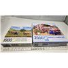Image 3 : 20 x27 inch - 1000 piece "Rolling Along" puzzle & 26x39 inch - 2000 piece "Frank's Friendly Service"