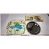 Image 1 : Two Home Essential Trays & One Silver coated tray
