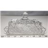 Image 1 : Pinwheel Crystal Butter Dish (heavy)