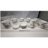 Image 1 : Set of 6 Coffee Cups with matching Cream & Sugar - Kennyberg Forsellon China made in Germany