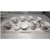 Image 2 : Set of 6 Coffee Cups with matching Cream & Sugar - Kennyberg Forsellon China made in Germany