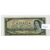 Image 1 : 1954 - $20.00 Note #BE5146155 signed by JE Coyne & GF Towers - DEVIL'S FACE