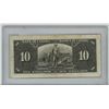 Image 2 : 1937 - $10.00 Note #XD9427153 signed by D Gordon & GF Towers in Hard Plastic Display Case