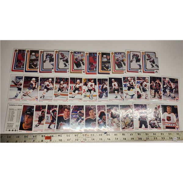 Assorted Mc Donald's Set of Hockey Cards, 1991 and 1999/00