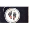 Image 2 : 2021 - $10.00 - 15.87 grm  RCM Welcome to the World (Baby Feet Coin) #13088/20000