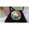 Image 2 : 2012 large 1 cent Fine Silver coin with Gold plating, " Farewell" # 05130/30,000