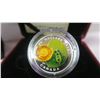Image 2 : 2014 $20 fine silver coin - " Water-lily and glass Leppard frog " # 07682/12500