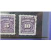 Image 4 : set of canada postage due stamps 1, 2, 4, 5 and 10 cent