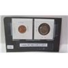 Image 1 : Set of canada 1967 high grade 1 cent & 5 cent coins