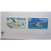 Image 4 : 2 - canada famous air planes 30 cent stamps