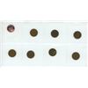 Image 1 : Various Canadian Coins in clear/red 3 ring binder ( 8 pages)