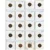 Image 1 : Various Year Canadian Pennies in plastic sleeves and cardboard holders ( 6 pages+ 1 coin) Some large