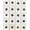 Image 2 : Various Year Canadian Pennies in plastic sleeves and cardboard holders ( 6 pages+ 1 coin) Some large