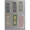 Image 5 : Various Denomination Japanese Paper currrency a few in plastic sleeves