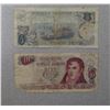 Image 8 : Various Argentina, Cuba, Brazil and Venezuela paper cuurency in plastic bags