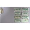 Image 3 : 14 Can $1 Bills ( 1954, 1967 (8), 1973(5)) and 2 USA $1 Bills 1986 and 1988 in Plastic Bag