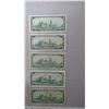 Image 3 : 5 1967 $1 Bills in plastic bag
