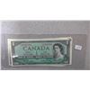 Image 1 : 5 1954 $1 Bills in plastic sleeve