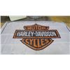Image 2 : Harley-Davidson Badge logo on white backgroung flag