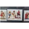 Image 4 : canada " doll collection" stamps 39 cent set
