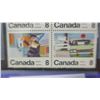 Image 4 : set of 6 - 8 cent canada " letter carrier " collection stamps