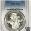 Image 1 : 1881-S Morgan Silver Dollar PCGS-MS64