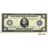 Image 1 : 1914 US $20 Bill Blue Seal -