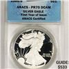 Image 1 : 1986-S Silver Eagle ANACS-PR70 DCAM