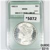 Image 1 : 1882-S Morgan Silver Dollar NTC-MS66