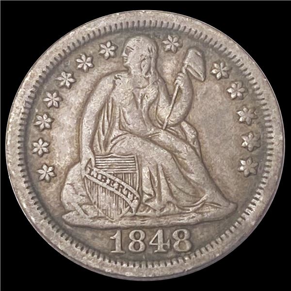 1848 Seated Liberty Dime CLOSELY UNCIRCULATED