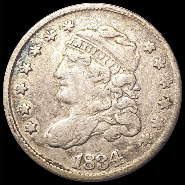 1834 Capped Bust Half Dime LIGHTLY CIRCULATED
