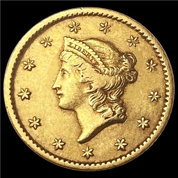 1849 Rare Gold Dollar NEARLY UNCIRCULATED