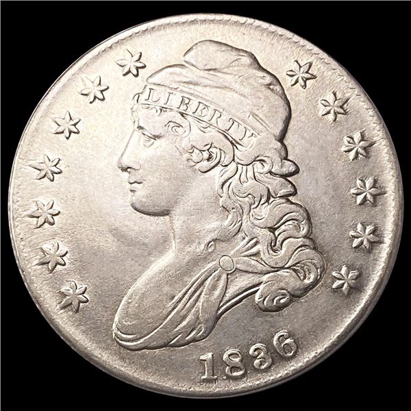 1836 Capped Bust Half Dollar NEARLY UNCIRCULATED