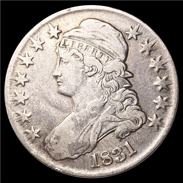 1831 Capped Bust Half Dollar NEARLY UNCIRCULATED