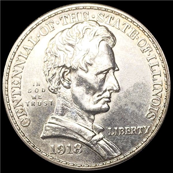 1918 Illinois Half Dollar UNCIRCULATED