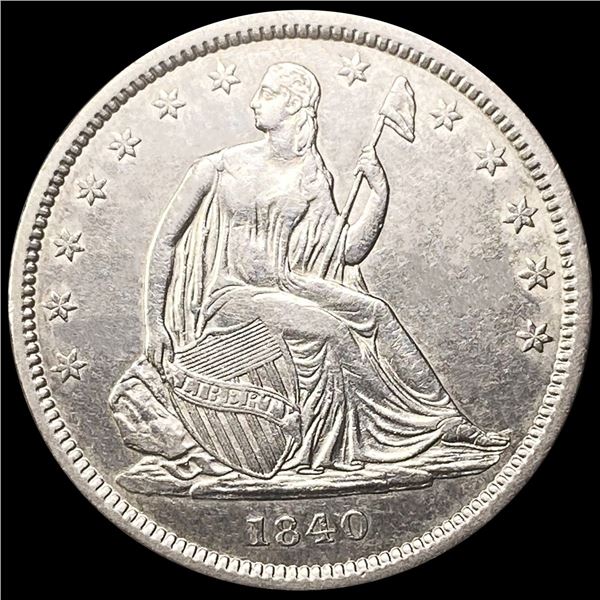 1840 Seated Liberty Half Dollar UNCIRCULATED