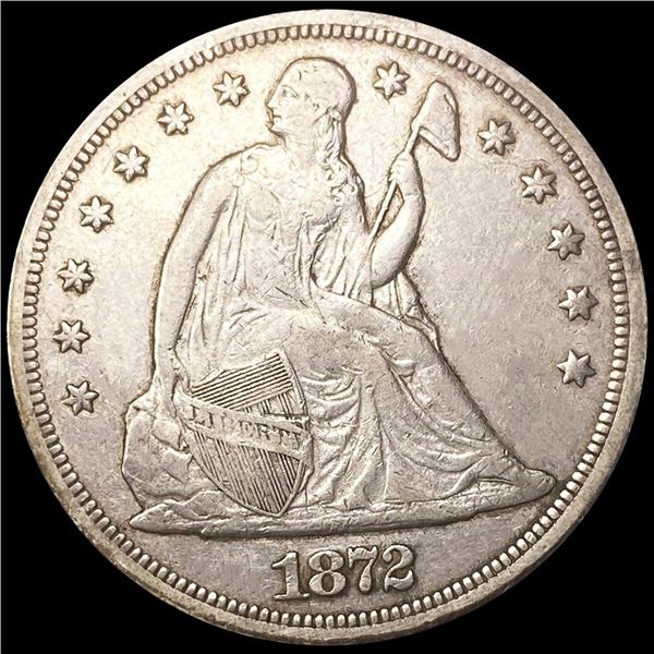 1872 Seated Liberty Dollar CLOSELY UNCIRCULATED