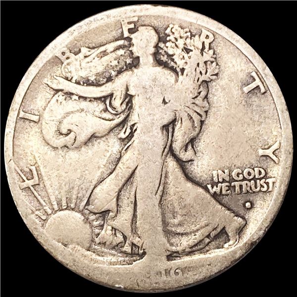 1916-S Walking Liberty Half Dollar NICELY CIRC