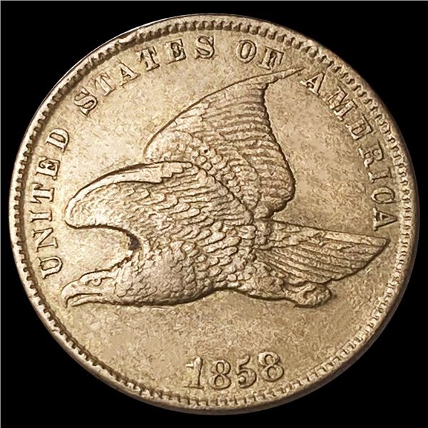 1858 Flying Eagle Cent CLOSELY UNCIRCULATED