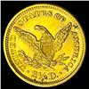 Image 2 : 1905 $2.50 Gold Quarter Eagle UNCIRCULATED