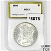 Image 1 : 1900 Morgan Silver Dollar PCI-MS63