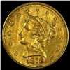 Image 1 : 1878-S $2.50 Gold Quarter Eagle UNCIRCULATED