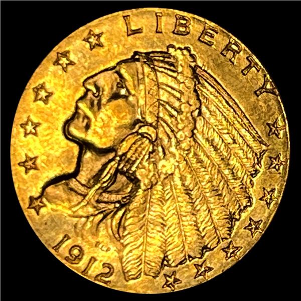 1912 $2.50 Gold Quarter Eagle UNCIRCULATED